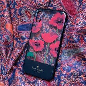 Kate Spade flower case, iPhone X, XS